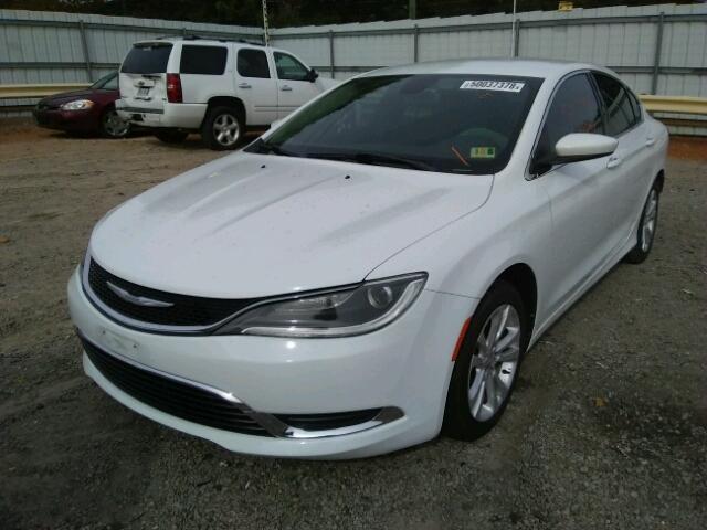 1C3CCCAB3FN576932 - 2015 CHRYSLER 200 LIMITE WHITE photo 2