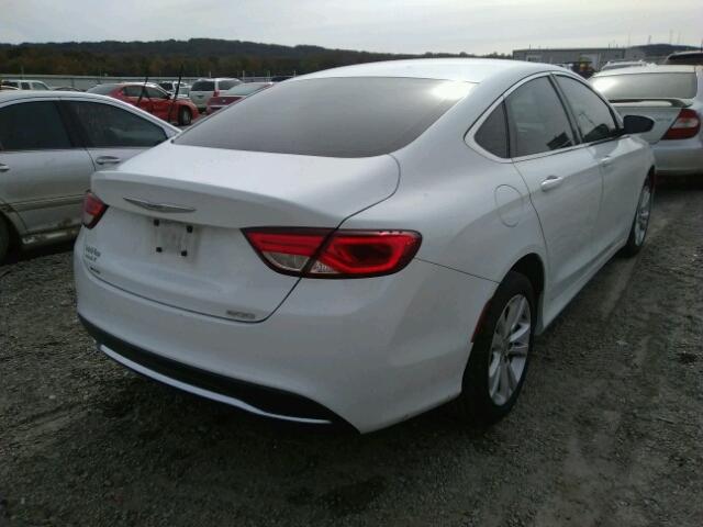 1C3CCCAB3FN576932 - 2015 CHRYSLER 200 LIMITE WHITE photo 4