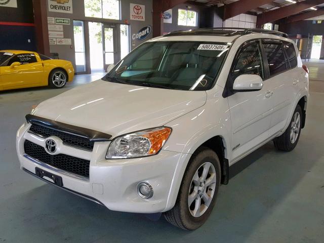 2T3DF4DVXBW093007 - 2011 TOYOTA RAV4 LIMIT WHITE photo 2