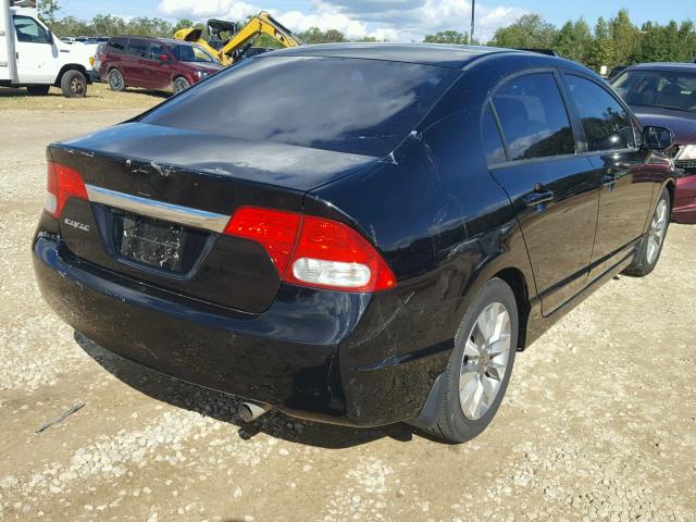 2HGFA1F95AH528523 - 2010 HONDA CIVIC EXL BLACK photo 4