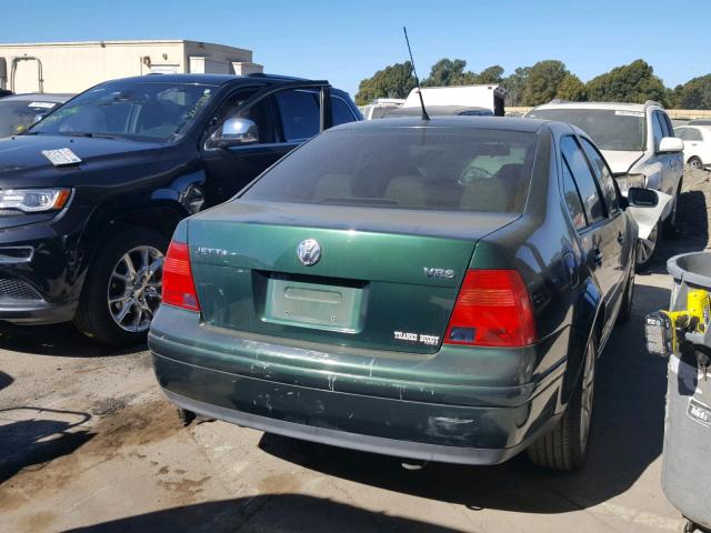 3VWSG29M11M012868 - 2001 VOLKSWAGEN JETTA GLS GREEN photo 4