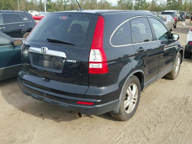 5J6RE4H78BL089930 - 2011 HONDA CR-V EXL BLACK photo 4