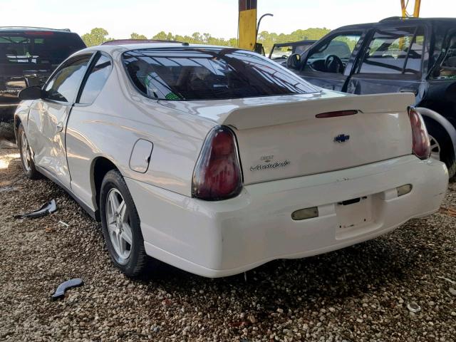 2G1WW12E159118474 - 2005 CHEVROLET MONTE CARL თეთრი ფოტო 3