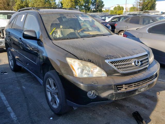 JTJHW31UX72017288 - 2007 LEXUS RX 400H BLACK photo 1