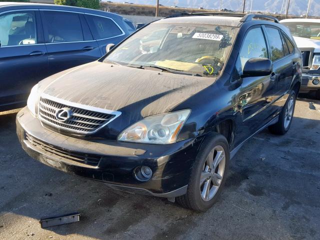 JTJHW31UX72017288 - 2007 LEXUS RX 400H BLACK photo 2