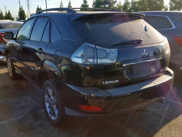 JTJHW31UX72017288 - 2007 LEXUS RX 400H BLACK photo 3