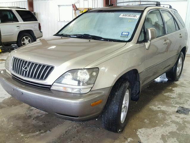 JT6GF10UXX0028122 - 1999 LEXUS RX 300 TAN photo 2