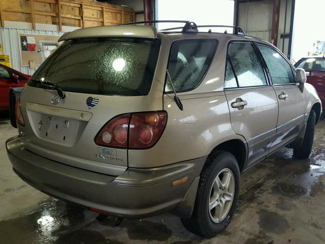 JT6GF10UXX0028122 - 1999 LEXUS RX 300 TAN photo 4