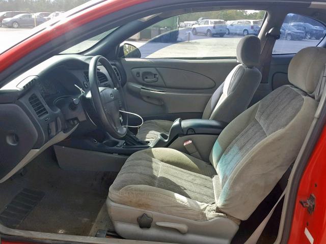 2G1WW12E519280764 - 2001 CHEVROLET MONTE CARL წითელი ფოტო 5