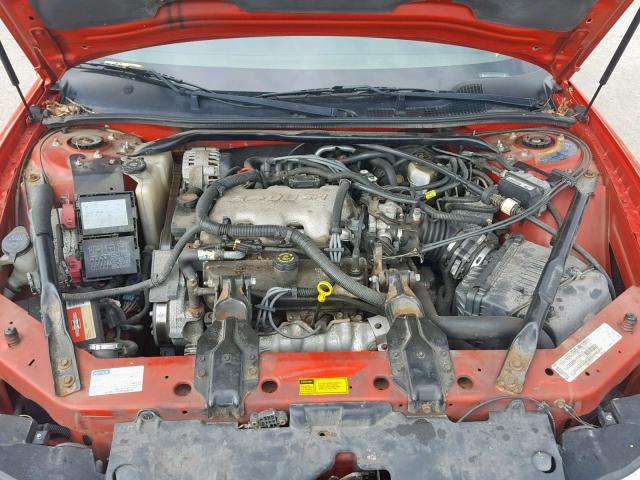 2G1WW12E519280764 - 2001 CHEVROLET MONTE CARL წითელი ფოტო 7