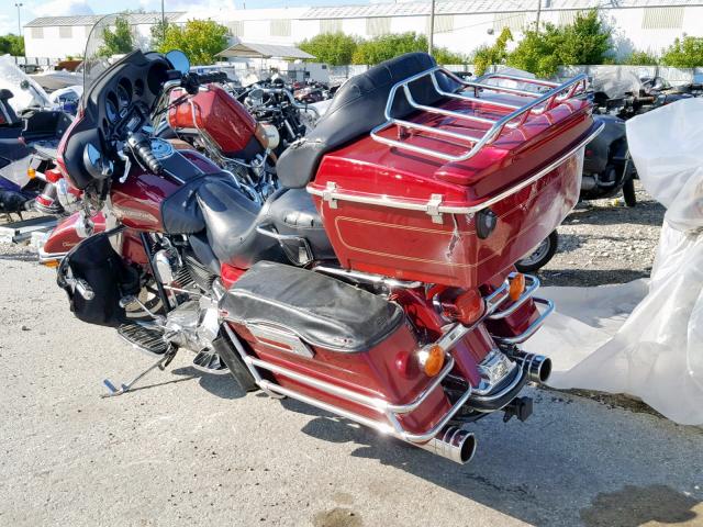 1HD1FFW165Y652098 - 2005 HARLEY-DAVIDSON FLHTCI BURGUNDY photo 3