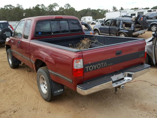 JT4UN22DXV0034579 - 1997 TOYOTA T100 XTRAC RED photo 3