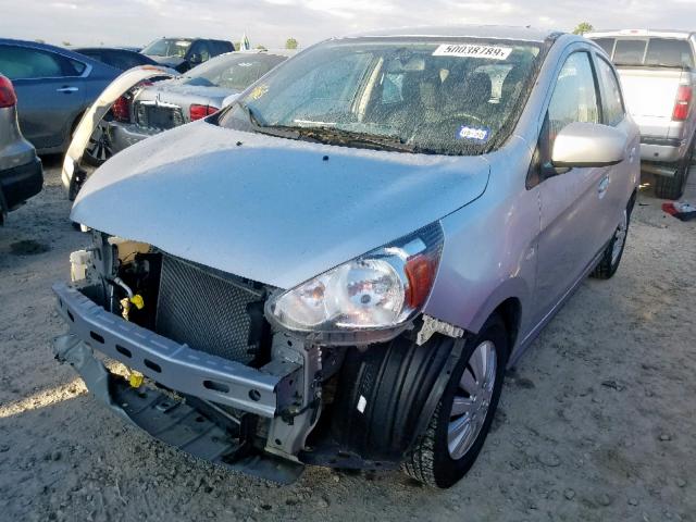 ML32A3HJ0FH032786 - 2015 MITSUBISHI MIRAGE DE SILVER photo 2