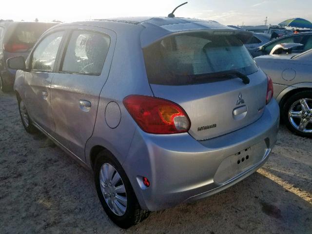 ML32A3HJ0FH032786 - 2015 MITSUBISHI MIRAGE DE SILVER photo 3