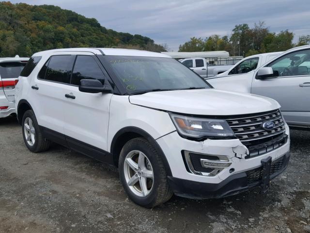 1FM5K8AR9JGA46426 - 2018 FORD EXPLORER P WHITE photo 1