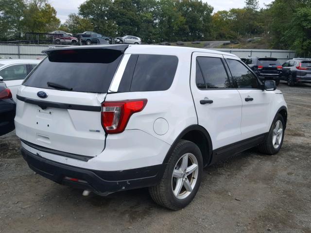 1FM5K8AR9JGA46426 - 2018 FORD EXPLORER P WHITE photo 4