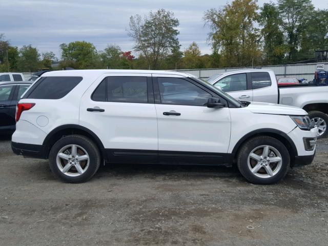 1FM5K8AR9JGA46426 - 2018 FORD EXPLORER P WHITE photo 9