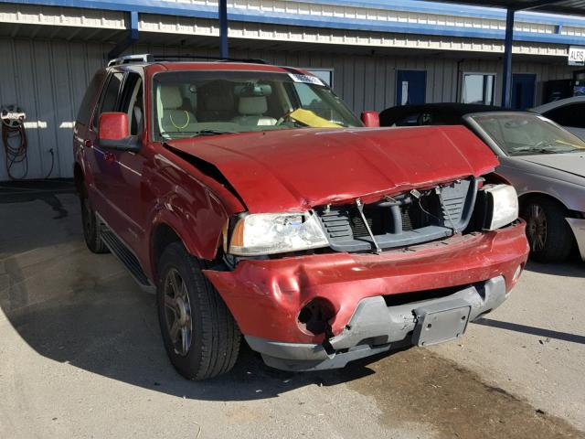 5LMEU88H44ZJ46298 - 2004 LINCOLN AVIATOR 红色 照片 1