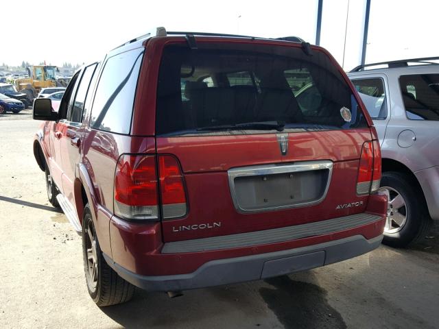 5LMEU88H44ZJ46298 - 2004 LINCOLN AVIATOR 红色 照片 3