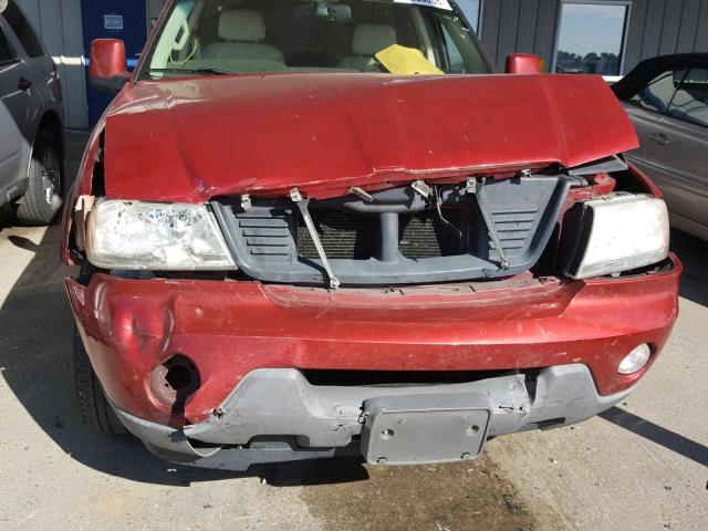5LMEU88H44ZJ46298 - 2004 LINCOLN AVIATOR 红色 照片 7