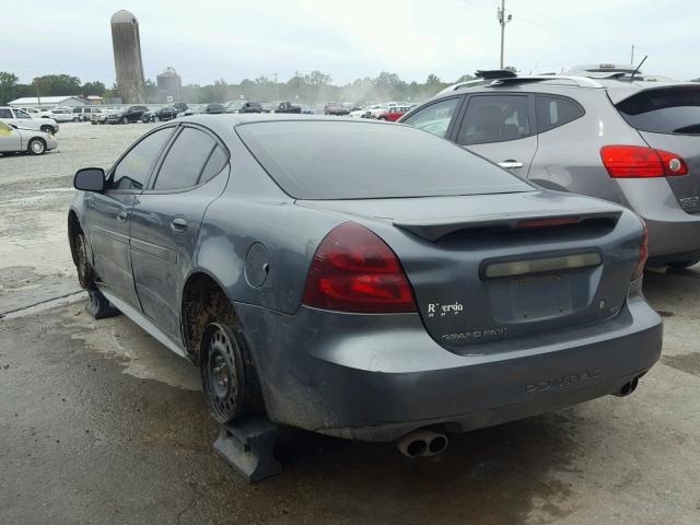 2G2WP522141369952 - 2004 PONTIAC GRAND PRIX GRAY photo 3