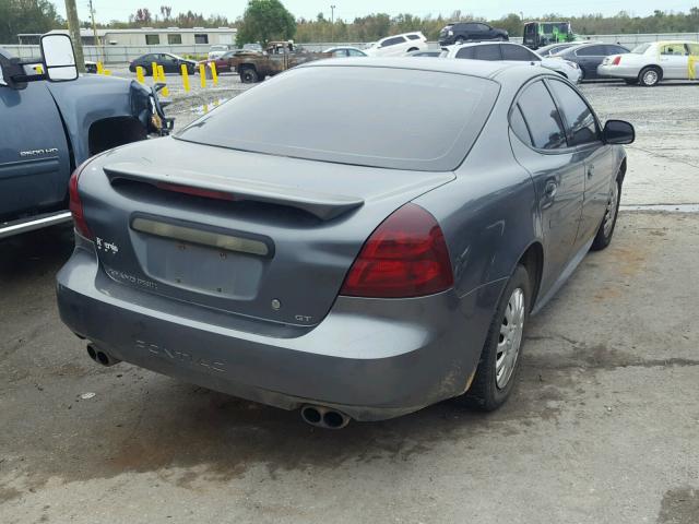 2G2WP522141369952 - 2004 PONTIAC GRAND PRIX GRAY photo 4