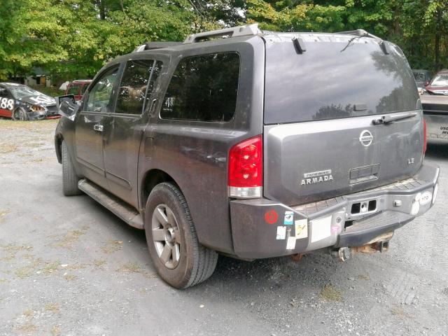 5N1AA08B94N726726 - 2004 NISSAN ARMADA SE CHARCOAL photo 3