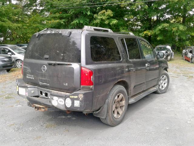 5N1AA08B94N726726 - 2004 NISSAN ARMADA SE CHARCOAL photo 4