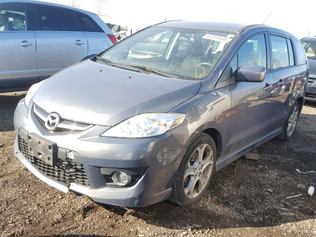 JM1CR2W39A0372891 - 2010 MAZDA 5 CHARCOAL photo 2