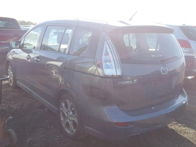 JM1CR2W39A0372891 - 2010 MAZDA 5 CHARCOAL photo 3