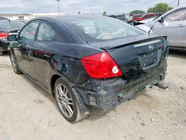 JTKDE167450011872 - 2005 TOYOTA SCION TC შავი ფოტო 3