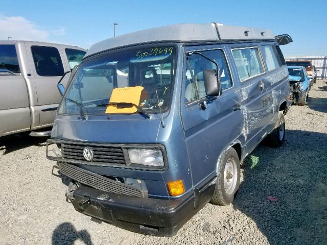 WV2ZB0259JH069056 - 1988 VOLKSWAGEN VANAGON CA BLUE photo 2