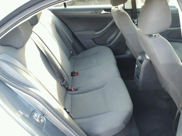 3VW2K7AJ9CM386211 - 2012 VOLKSWAGEN JETTA BASE Մոխրագույն լուսանկար 6