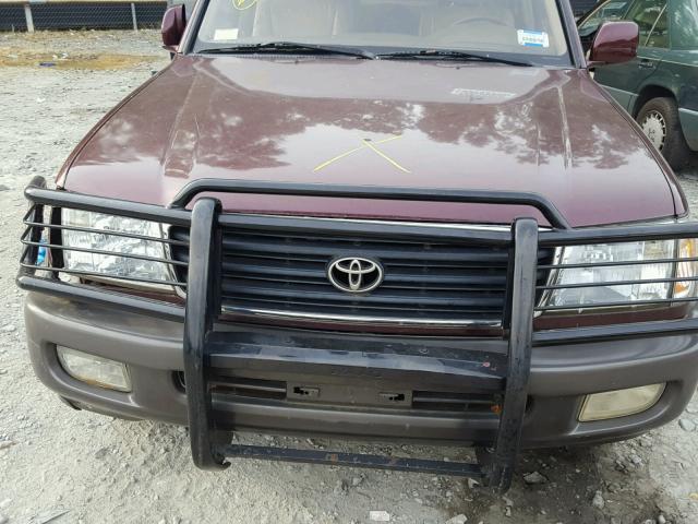 JT3HT05J3Y0079904 - 2000 TOYOTA LAND CRUIS MAROON photo 9