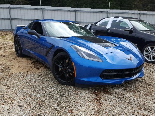 1G1YB2D76G5119564 - 2016 CHEVROLET CORVETTE S BLUE photo 1