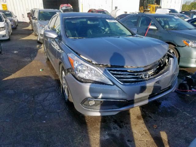 KMHFG4JG6FA490435 - 2015 HYUNDAI AZERA GRAY photo 1