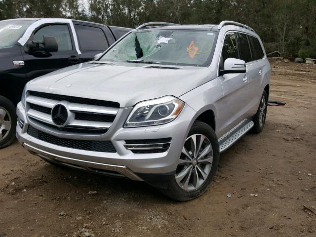 4JGDF7CE7EA424224 - 2014 MERCEDES-BENZ GL 450 4MA SILVER photo 2