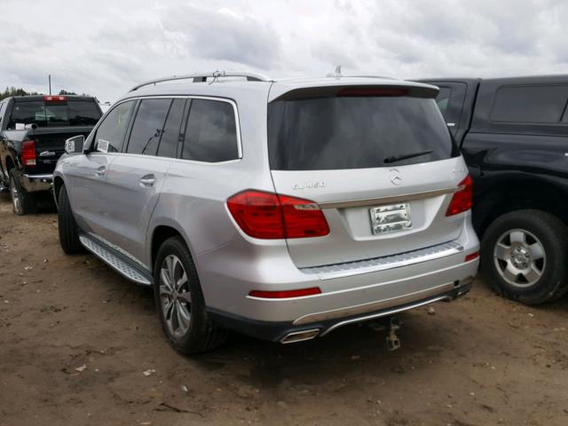 4JGDF7CE7EA424224 - 2014 MERCEDES-BENZ GL 450 4MA SILVER photo 3