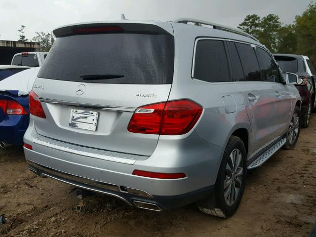 4JGDF7CE7EA424224 - 2014 MERCEDES-BENZ GL 450 4MA SILVER photo 4