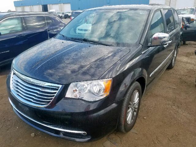 2C4RC1CG4ER464256 - 2014 CHRYSLER TOWN & COU BLACK photo 2