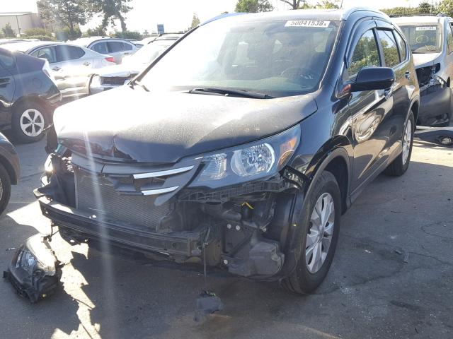 2HKRM3H79CH514063 - 2012 HONDA CR-V EXL BLACK photo 2