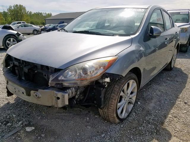 JM1BL1S59A1100835 - 2010 MAZDA 3 S SILVER photo 2