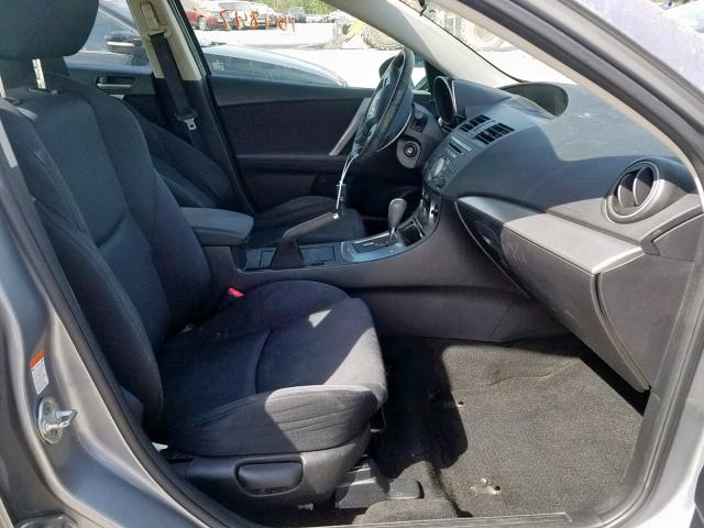 JM1BL1S59A1100835 - 2010 MAZDA 3 S SILVER photo 5