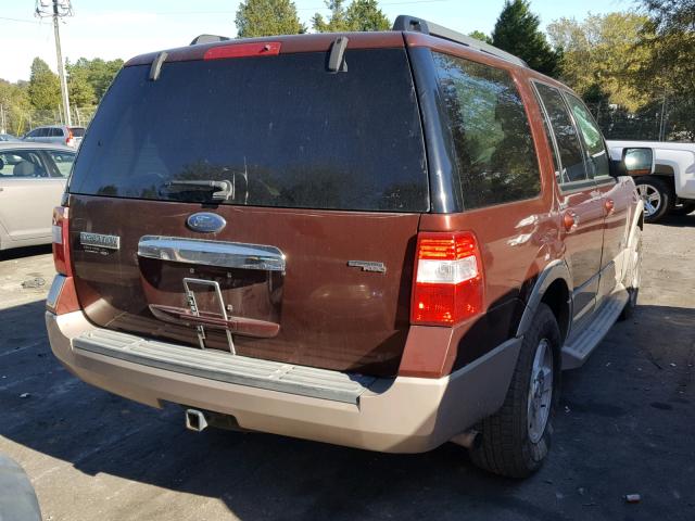 1FMFU17587LA43141 - 2007 FORD EXPEDITION BROWN photo 4