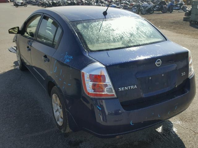 3N1AB61E37L677667 - 2007 NISSAN SENTRA 2.0 BLUE photo 3