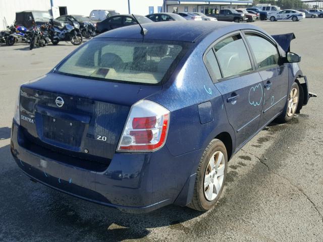 3N1AB61E37L677667 - 2007 NISSAN SENTRA 2.0 BLUE photo 4