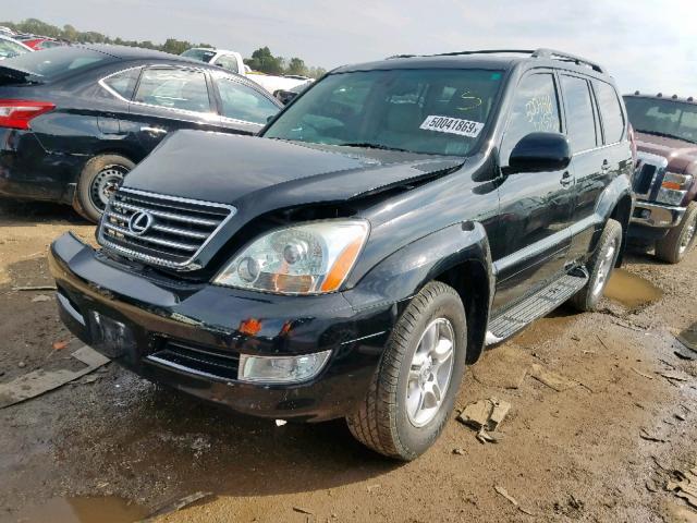 JTJBT20X940031579 - 2004 LEXUS GX 470 BLACK photo 2