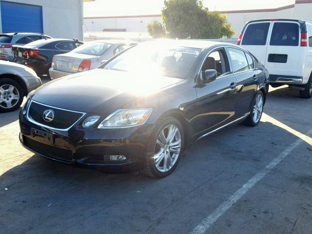 JTHBC96S775002496 - 2007 LEXUS GS 450H BLACK photo 2