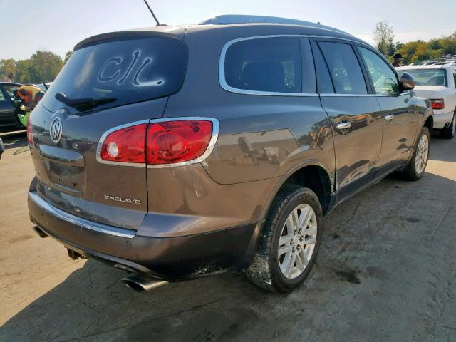 5GAKRBED4CJ357798 - 2012 BUICK ENCLAVE BROWN photo 4