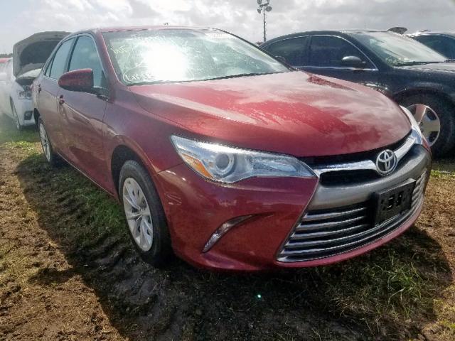 4T1BF1FK7GU558903 - 2016 TOYOTA CAMRY LE RED photo 1